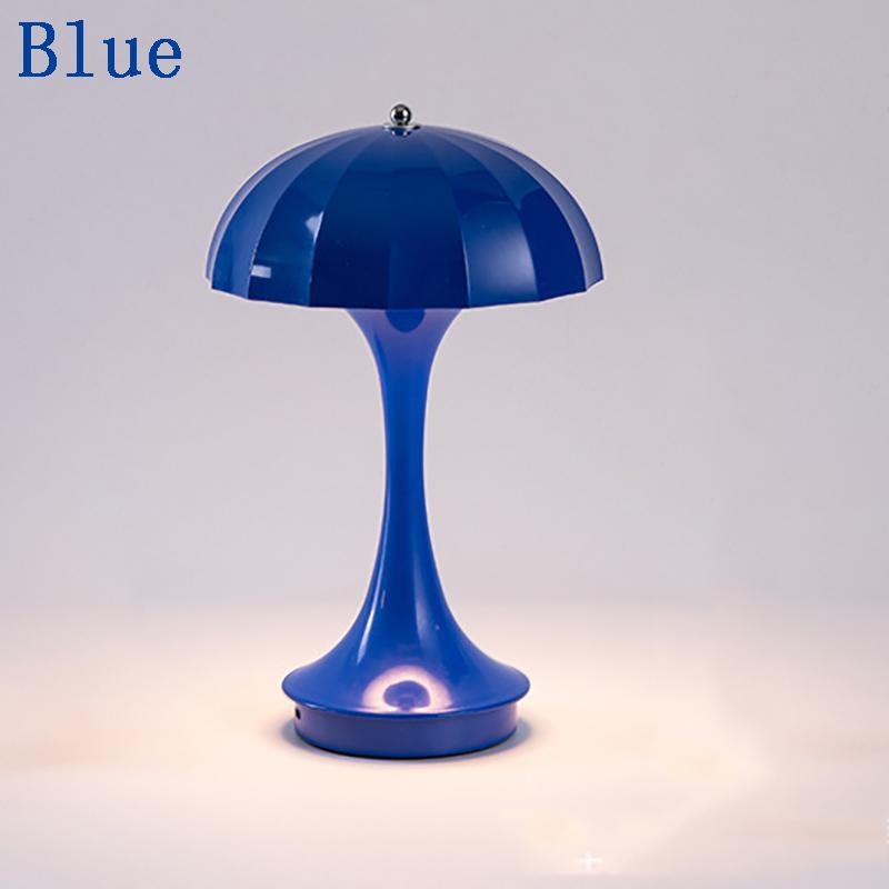 Креативный светодиодный грибовидный светильник, перезаряжаемый настольный светильник, сенсорное освещение для гостиной, прикроватного кабинета, украшения отеля