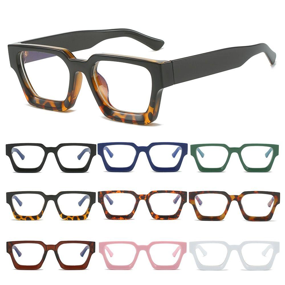 Men Women Square Small Anti-blue Light Glasses Computer Glasses Eyewear Reading Glasses
