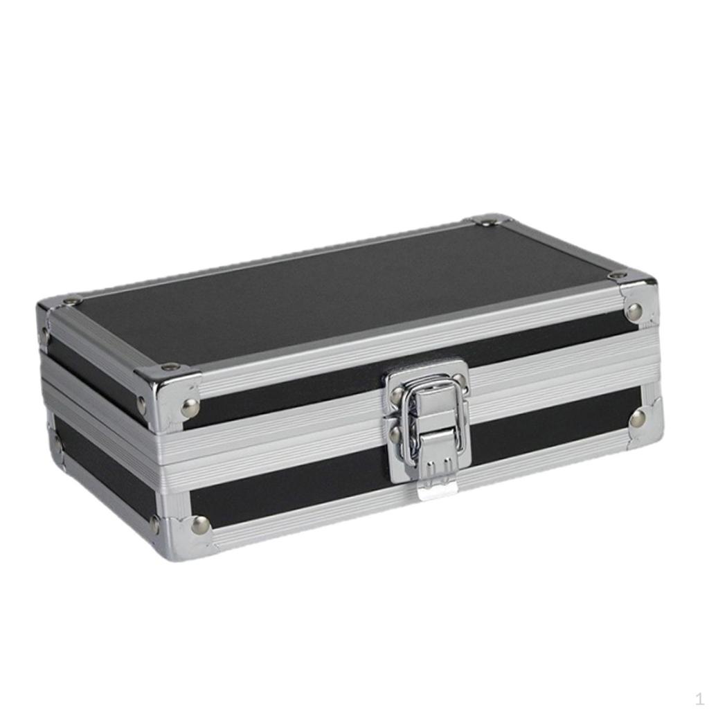 Aluminum Alloy Tool Case Storage Box Portable Lightweight for Tools and Accessories Organizer Carry