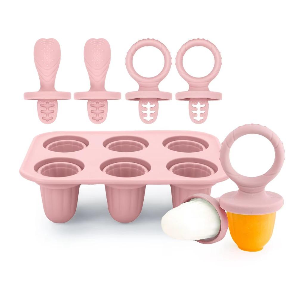 Reusable Homemade Popsicles Mold Set Food Grade Silicone DIY Homemade Ice Cream Mold