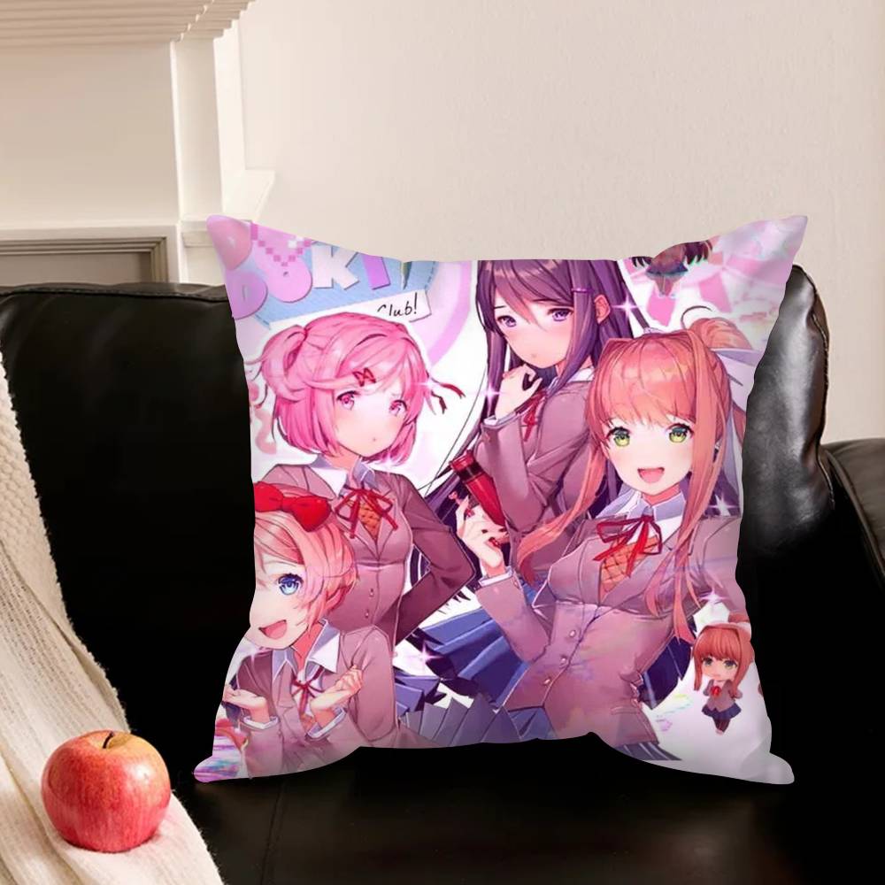 Подушка-чехол для подушки из игры Doki D-Doki L-Literature C-Club Чехол для подушки на диван в гостиной Чехол для подушки на кровать в спальне Домашний декор