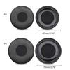 1 Pair Ear Pad Pillow Cover Black Replacement Soft PU Case for Evolve 20se 30II 40 65/75 Headphones