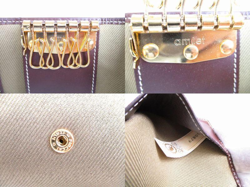 Оригинальные футляры для ключей HUNTING WORLD цвета хаки, коричневая кожа, 6 шт., #9229, восстановленные