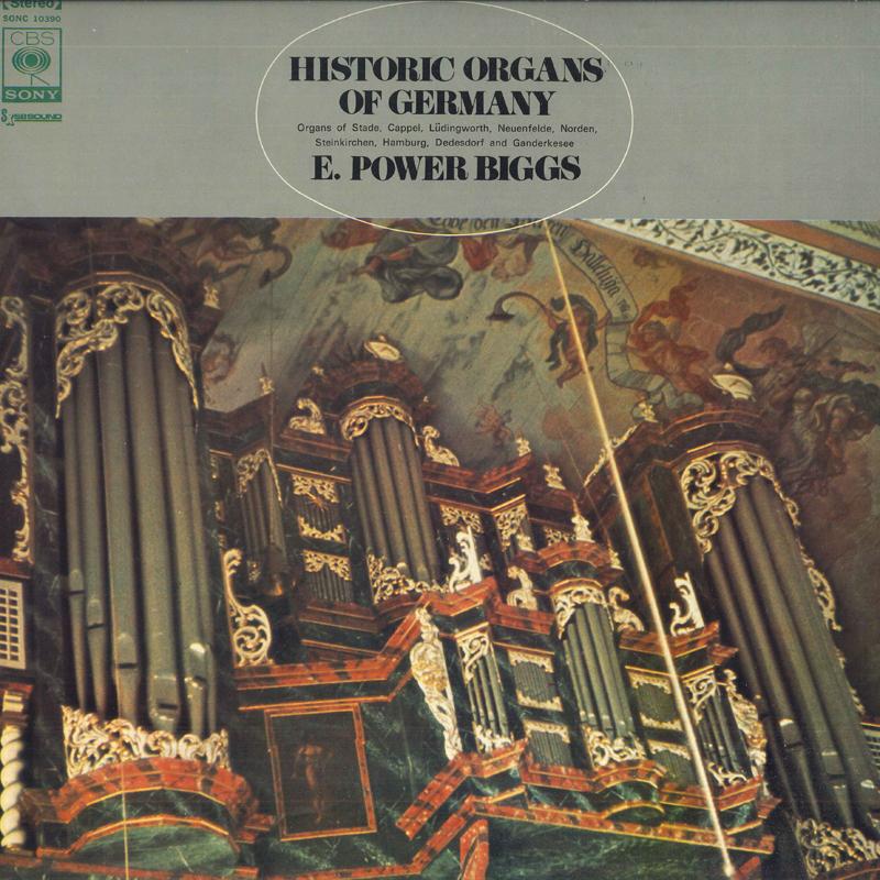 Виниловая пластинка POWER BIGGS - Исторические Органы Том 6 / Германия SONC10390 CBS SONY Япония Оби Классика