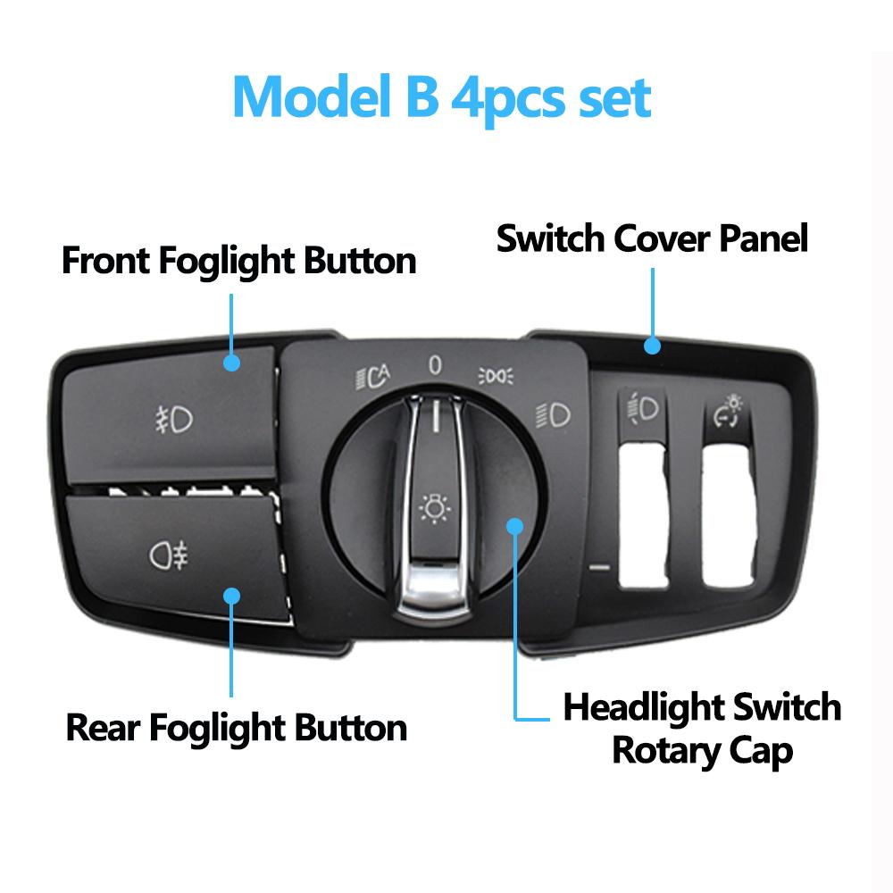 Поворотная кнопка противотуманной фары, крышка переключателя фар для BMW 1 2 3 4 X1 X2 серии F20 F45 F30 F31 F48 F39
