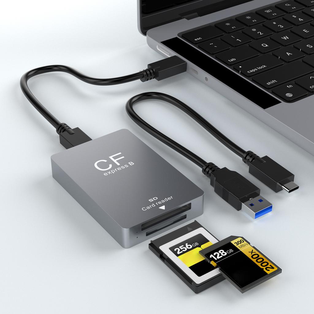 Портативный кард-ридер CFexpress Type B USB 3.2 адаптер для профессиональных фотографов, видеооператоров, совместим с несколькими устройствами