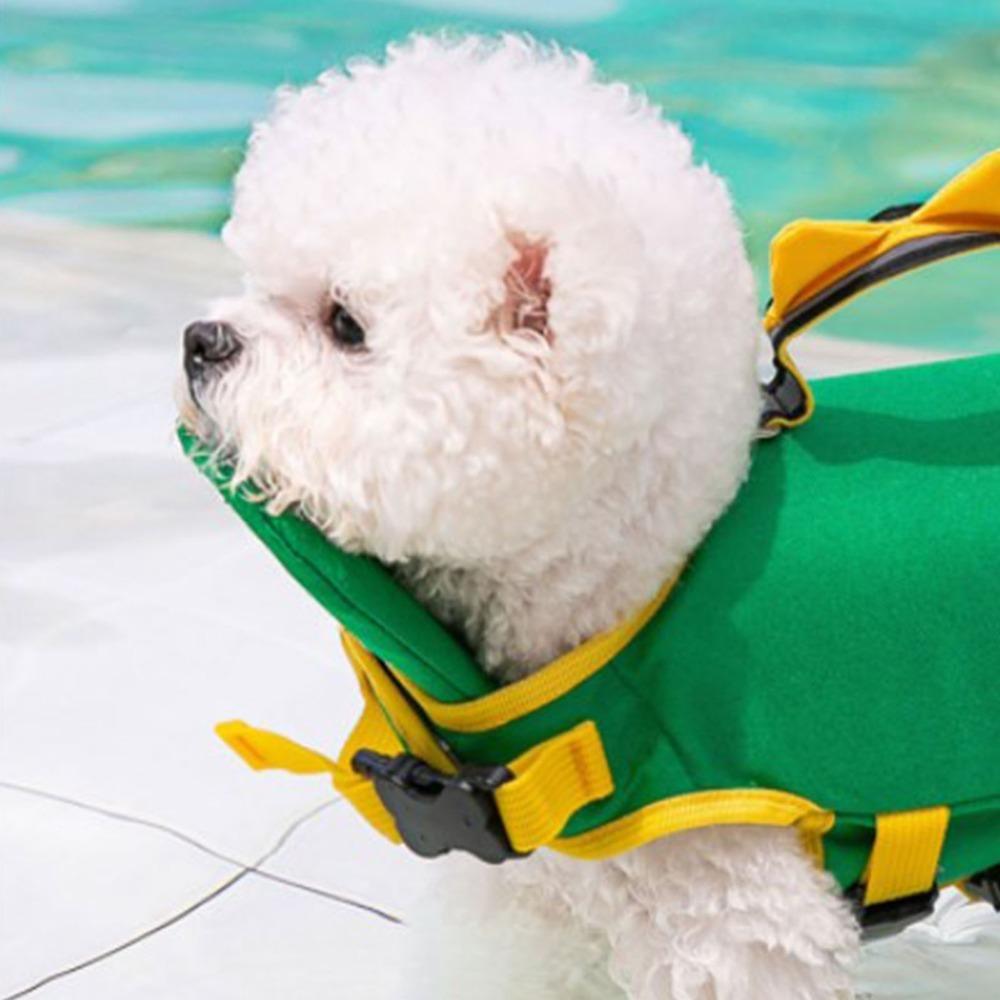 Thickened Dog Swimming Vest Animal Shaped Dog Swim Suit Pet Water Life Vest Beach Activity