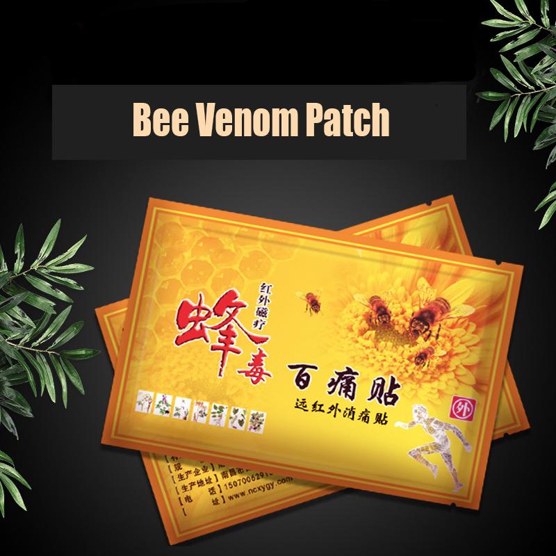 8 шт./пакет ZB Bee Venom Far Infrared обезболивающий пластырь для снятия боли в суставах наклейки для массажа шеи, спины и тела расслабляющий пластырь