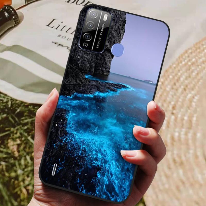 Для Itel Vision 1 Pro Чехол Мягкий Силикон Funda ТПУ Задняя Крышка для Itel Vision 1 Plus Чехлы для Телефона бампер Vision1 P36 Play Coque