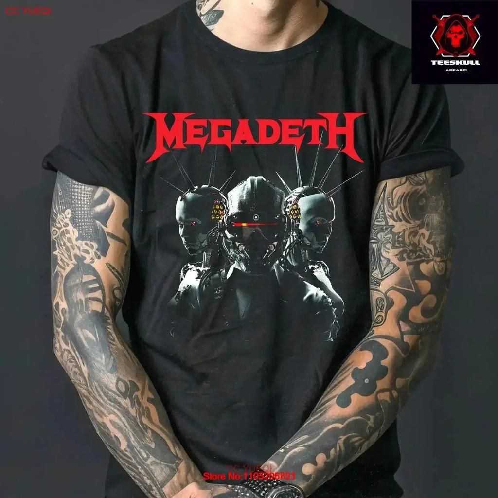 Megadeath Heavy Metal Rock Band T Shirt Cotton S 3xl Vintage Homme Slightly Breathable Casual Soft Fashion Vintage