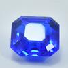Natural Blue Tanzanite Square Cut 10.50 Ct Ring Size Loose Gemstones CERTIFIED