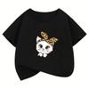 Casual Cat T Shirts Cat Meme Funny Harajuku Funny Cartoon Short Sleeve Kids Childrens Tshirt Boys Girls Casual Top Tee