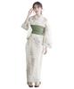 Комплект для смены юката Heiko F Golden, один размер [KYOETSU], комплект, плетение, неотбеленный, 2 предмета (юката, оби), Женский (3. Шигуре, большинство)