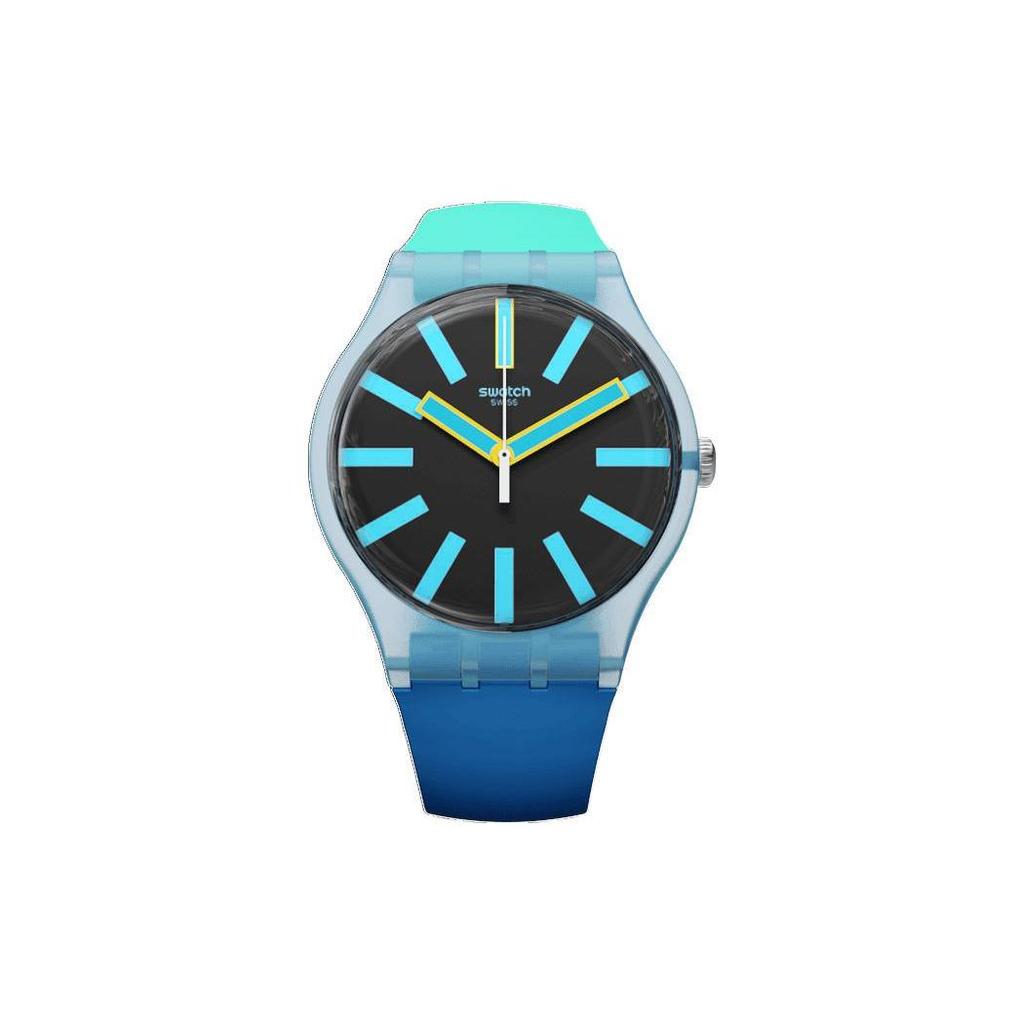 Swatch Мужские синие часы SUOS105 SUOS105