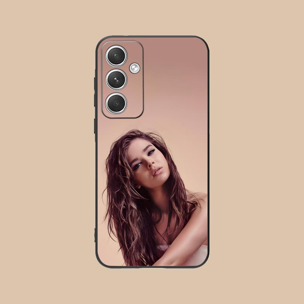 Матовый чехол из ТПУ для мобильного телефона Hailee Steinfeld для Samsung Galaxy S26 S25 S24 S23 S22 S21 S20 Note20 Plus FE Ultra Цветная крышка