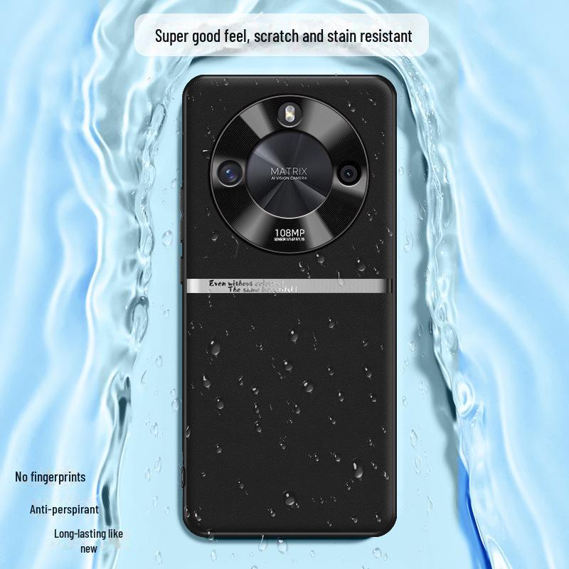 Защитный чехол из жидкой кожи для Honor X50GT - Противоударный и грязеотталкивающий чехол, доступен в единичном экземпляре