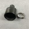 Exhaust Pipe Muffler Tip Out 105*130mm Car Universal Exhaust System Accessories Glossy Black Nozzles Tailpipe