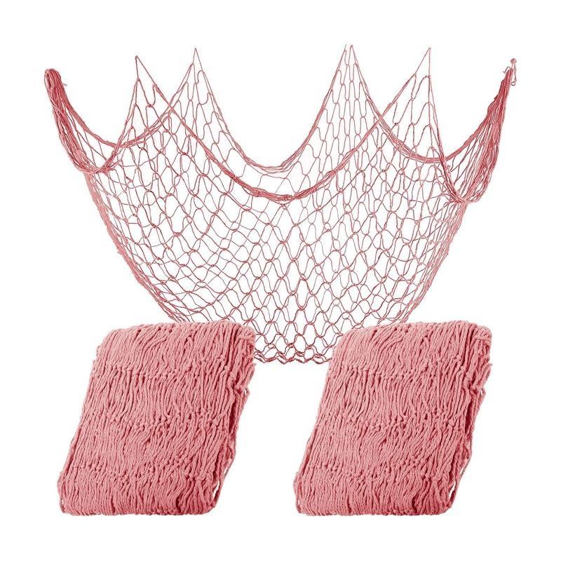 39.4x78.7"Thickened Fish Net Decorative Wall Hanging Decoration for Beach Themed
