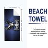 Crystal Palace FC Print Beach Towel, Large Soft Quick Dry Towel for Beach Camping Swimming