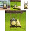Totoro Swing Cat Mini Resin Model For Home Decor And Gift Giving