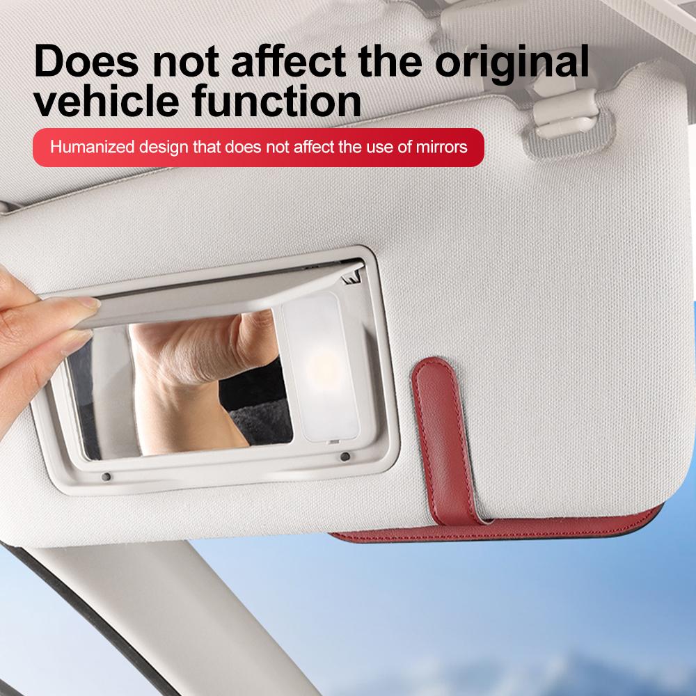 Universal Car Sunglasses Holder Portable Auto Glasses Case Car Driving Eyeglass Case Sun Visor Storage