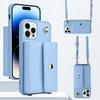 Кошелек-сумка через плечо с отделениями для карт Кожаный чехол для IPhone 14 15 Pro Max 13 12 11 XR XS 7 8 SE 2025 Сумка-чехол с держателем на длинном ремешке
