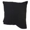 Les Trésors De Lily [P2966] - Designer Cushion 'Messages' White Black Gold (Love Is Simply Madness) - 30 Cm
