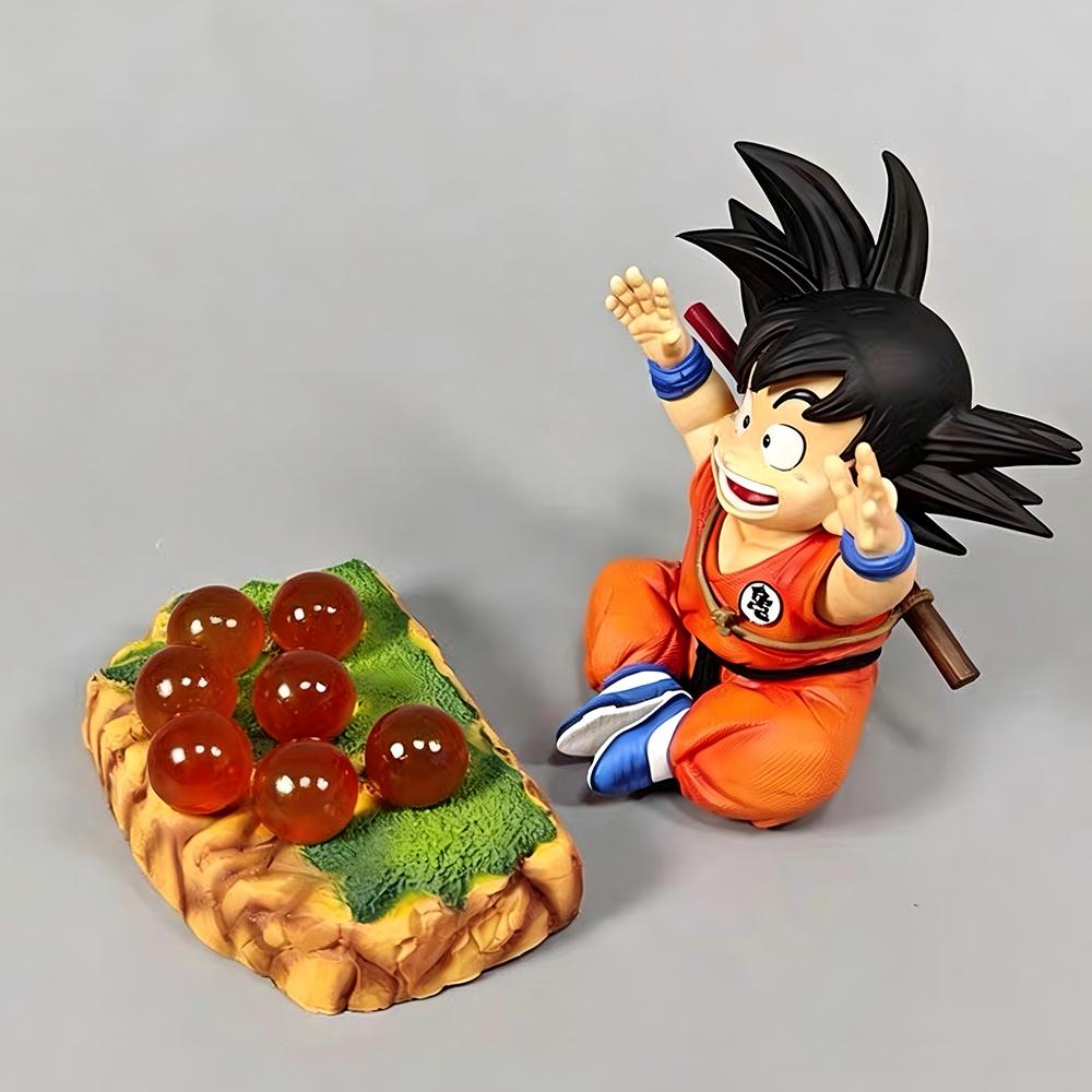12СМ Фигурка Сон Гоку Dragon Ball Аниме Dragon Ball Фигурка-стоппер для лапши Гольф Крутая Модель Игрушка Подарок Коллекция Украшения ПВХ