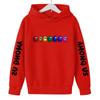 Winter Casual Versatile Items Fashion Comfortable Cartoon Small Pattern Letters Printed Children's Cute Warm Hoodie