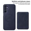 For Samsung Galaxy A15 5G Magnetic Case BETOPNICE RFID Blocking Leather Phone Back Cover with Detachable Card Bag