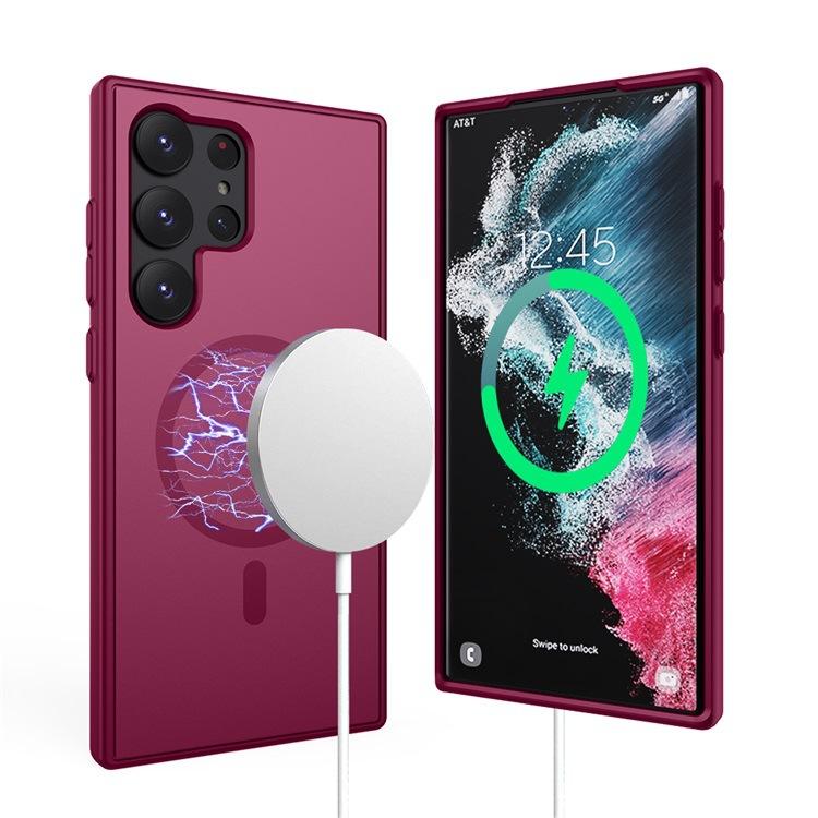 Применимо к Samsung s11ultra матовый чувствительный к коже магнитный чехол для мобильного телефона s11u 2-в-1 противоударный защитный чехол Amazon
