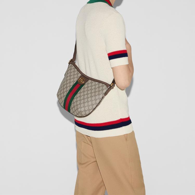 Gucci Ophidia GG Small Shoulder Bag Beige Women Shoulder_bags Tan 598125-9IK3T-8745