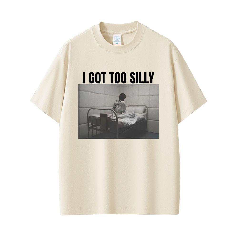 Got Too Silly Goose Funny Meme Graphic T Shirt Unisex Unisex Casual Pure Cotton Vintage Short Sleeve Breathable Tshirts Streetwear