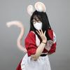 Повязка на голову с ушками крысы Повязка на голову с ушками из искусственного меха Повязка на голову с круглыми ушками Повязка на голову с ушками мыши