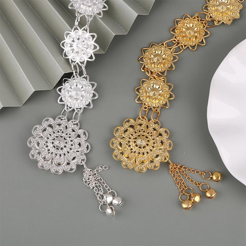 Традиционный саронг золотой цвет пояса винтажные ювелирные изделия пряжка пояс ожерелье для женщин украшения