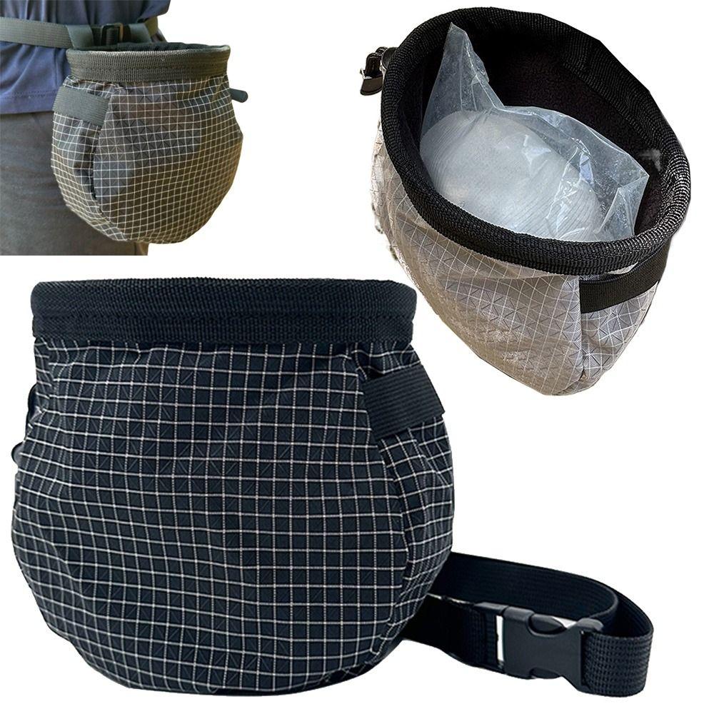 Portable Rock Climbing Chalk Bag Drawstring Dry Magnesium Powder Pocket Running