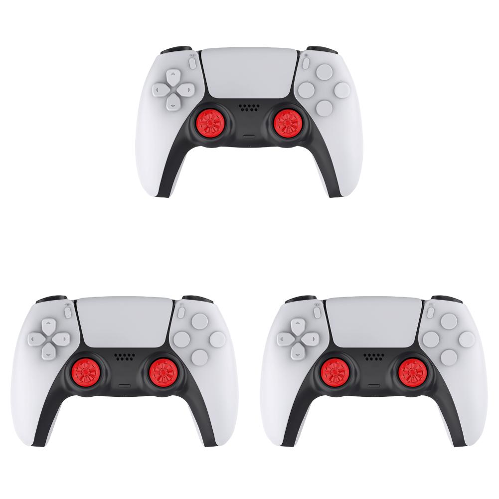 EY # 2 шт. удлинители для ручек, колпачки для джойстика, колпачки для PS4 для PS5 (красный