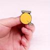 "Your Life This Moment" Balloon Brooch Health Badge Clothing Decoration Collar Pin