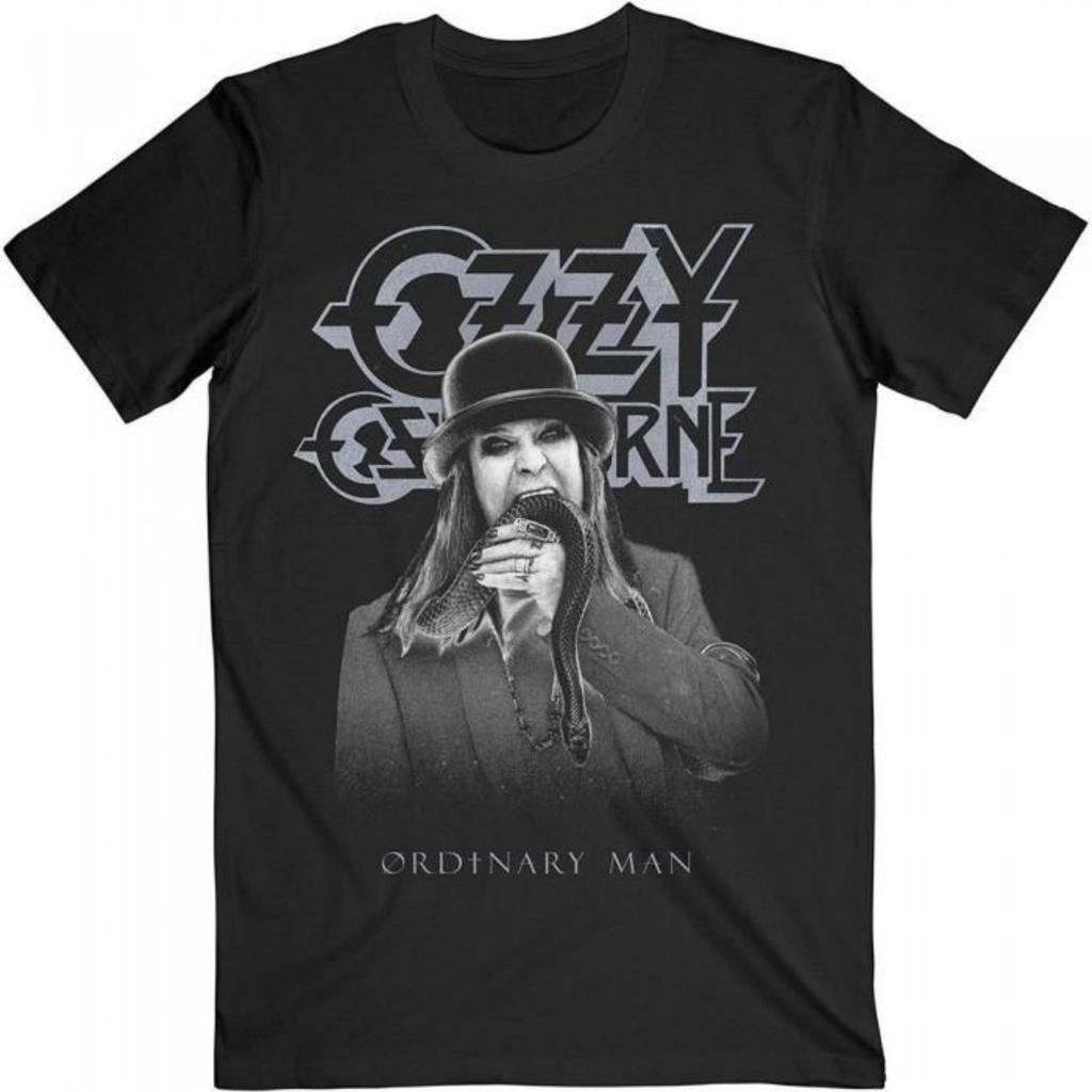 Унисекс футболка для взрослых Ozzy Osbourne Ordinary Man Змея Хлопок