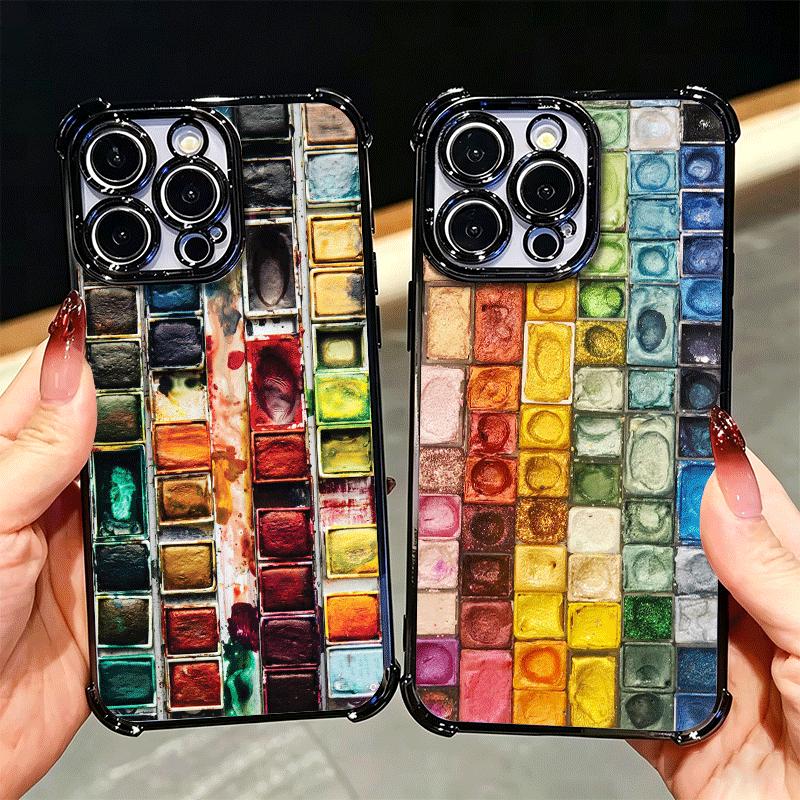 Watercolors Set Paint Palette Soft Phone Case For Xiaomi Poco X7 X8 Pro Max X6 X5 X3 F8 Ultra F7 M8 M7 M5S Redmi 15C 15A 15 14C