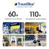 TRAVEL BLUE 212 Подушка для путешествий на шею U-образной формы из пены с эффектом памяти