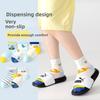 Kids Anti Slip Socks Boys Girls Spring Summer Cartoon Breathable Mesh Short Socks 5 Pairs