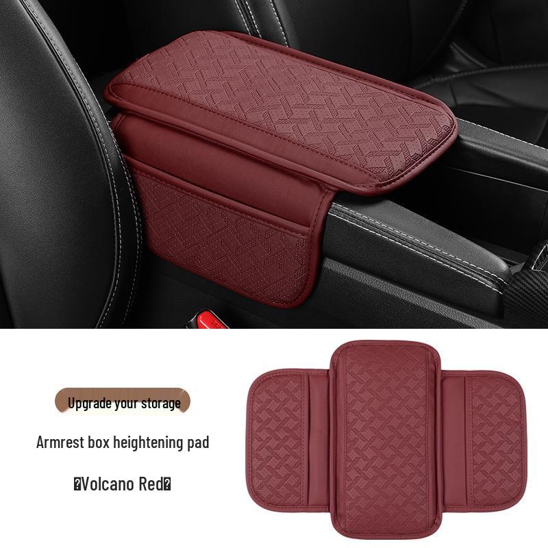 Universal Car Armrest Pad: Heightening & Storage Solution for Central Elbow Rest