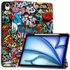 Чехол Funda For iPad Air 2024 M2 из окрашенной искусственной кожи, защитный чехол для iPad Air 13 дюймов, 11 дюймов 2024 с держателем для ручки