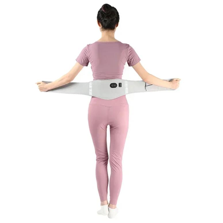 Electric Heated Waist Massager Hot Belt Pad Back Anti Pain Relief USB Vibration Lumbar Band Heating Protector Support Therapy
