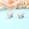 Jewelry Fox Stud Earrings, Japanese and Korean Simple Temperament Earrings, New Silver Needle Women