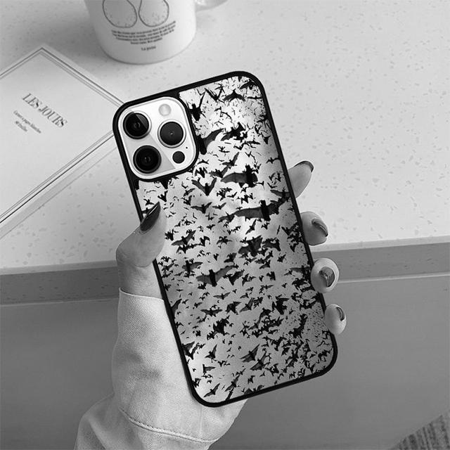 Vampire Bats Collage Phone Case For iPhone 17 Air 13 12 14 15 16 Cover For Apple 14 15 16 Pro Max Plus Coque