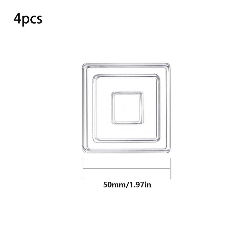 4pcs Portable Self Adhesive Furniture Pads Shock-Absorbent Multi-functional Feet Pad Non-Slip Ccutting board feet Appliances