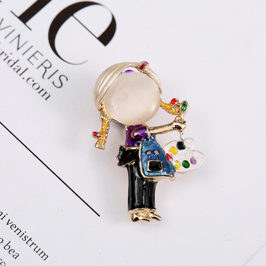 Creative Alloy Brooch Fashion Collar Brooch Pin