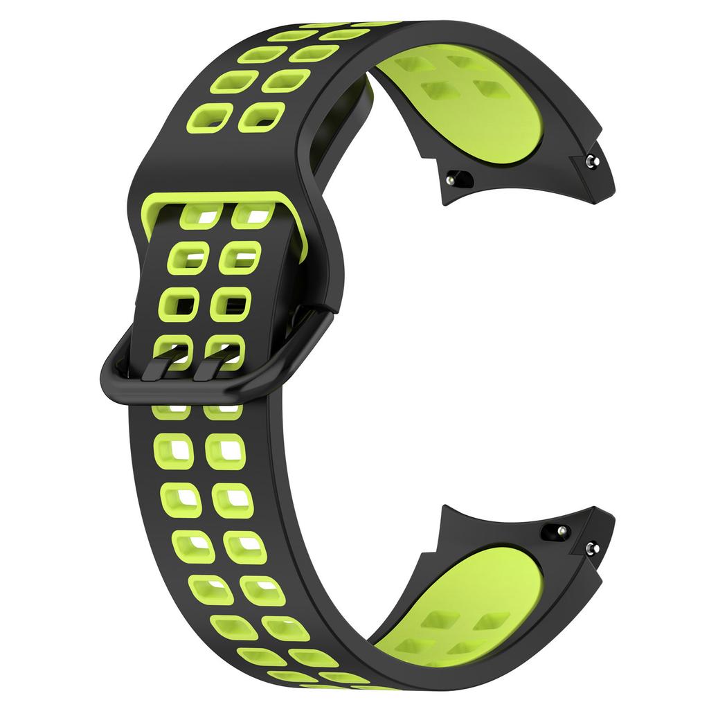 Двухцветный силиконовый ремешок для Samsung Galaxy Watch 7/6/Classic/5/4 44мм 40мм 47мм 43мм/5 Pro 45мм Браслет Ремешок Аксессуары